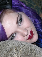 Nude & Tattooed Metalhead Punk Babe Kandy